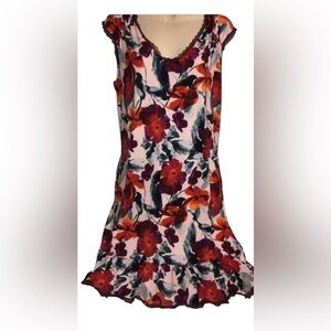 Pioneer Woman chemise red floral sleep dress size large